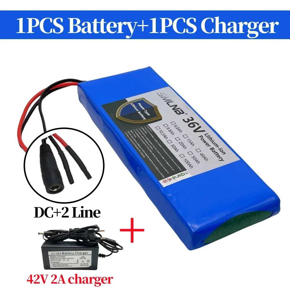 36V 6800mAh 18650 Lithium Li-ion Battery Pack 10S1P 15A BMS 500W Rechargeable Batteries Electric Car Bicycle Scooter image 3