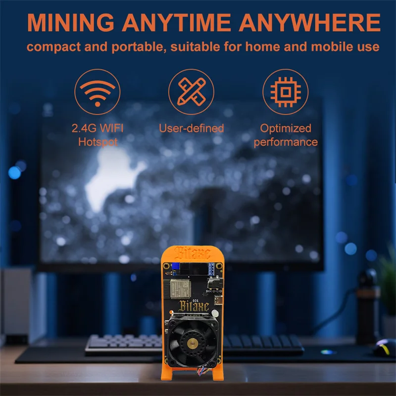 Bitaxe 601 Gamma Bitcoin Miner 1.2TH/s منخفضة الضوضاء ASIC مينر المنزل BTC BCH عمال المناجم Cryptos معدات التعدين جديد #4