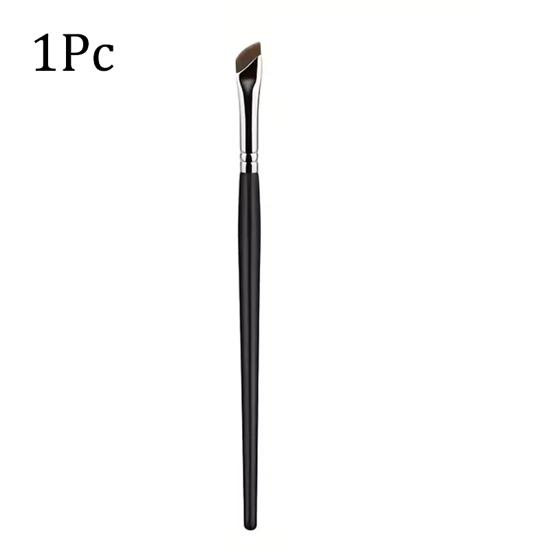 2/1 stks Gebogen Eyeliner Make-up Kwasten Oogmake-up Smudge Tools Precisie Zachte Oogschaduw Borstel Scherpe Dunne Kleine Oog Cosmetische Gereedschappen