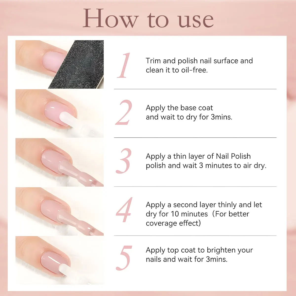 6-farbiges Gel-Nagellack-Set, abnehmbarer/LED-Gel-Nagellack, geeignet für Nagelstudios, Heimwerken, Geschenk für Frauen