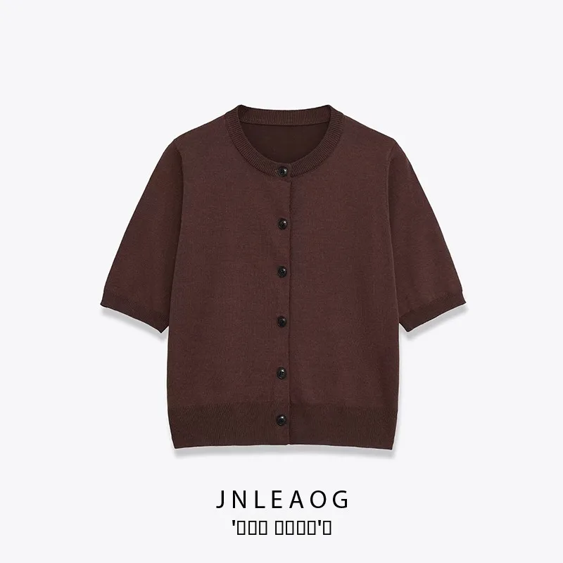 

JNLEAOG Осенний новый модный кардиган свободного кроя, женский вязаный жилет из полиэстера, теплый, стандартный крой