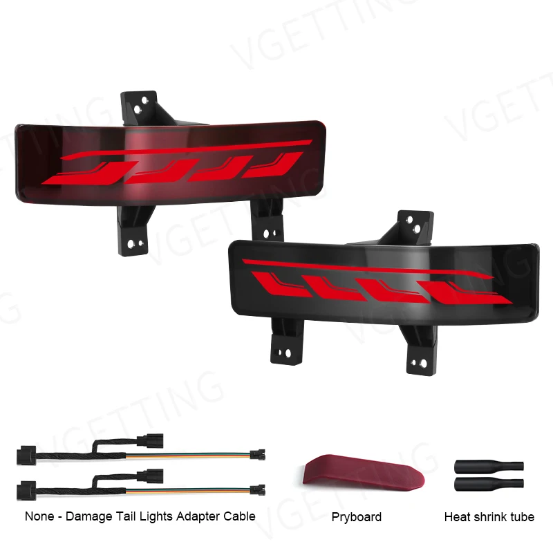 For Honda CRV 2020 2021 2022 Rear Bumper Reflective Light Dynamic Flow Turn Signal Brake Light 2 Colors High Efficiency LED Chip