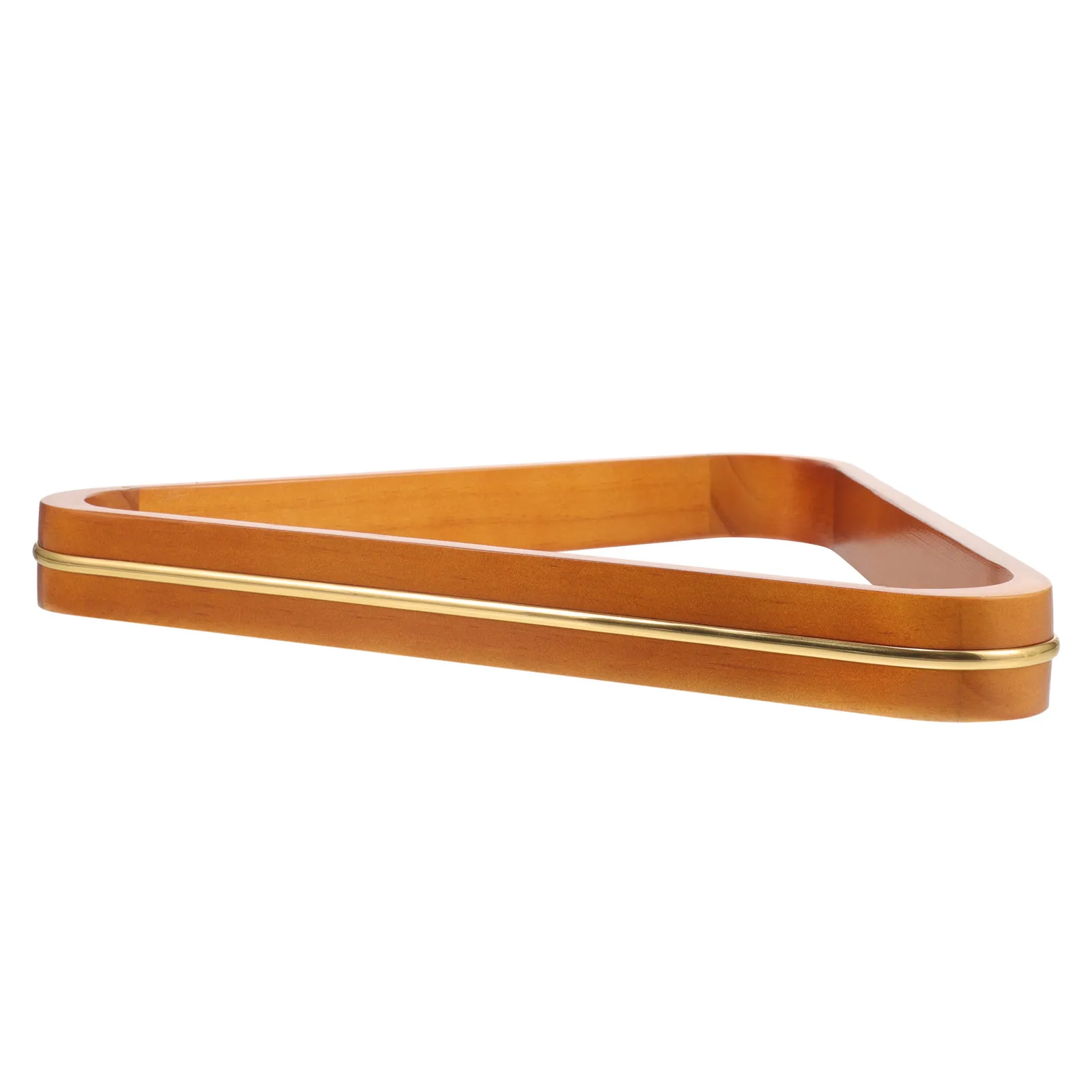 Premium Pine Wood Billiard Triangle Rack for Pool Balls Storage Organizer Stable Sturdy Lightweight Billiards Accessories Table