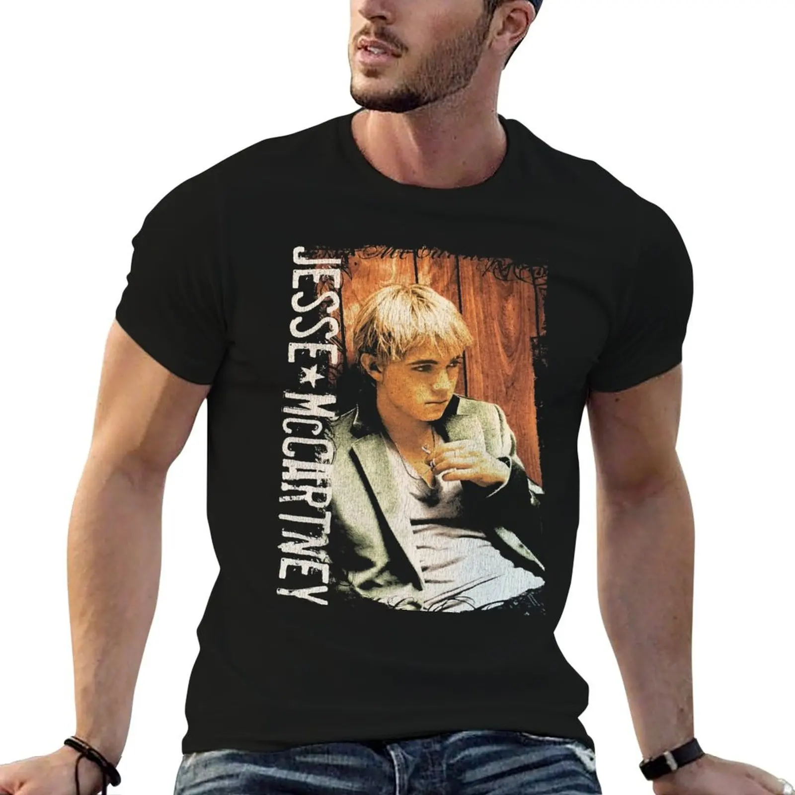 

Jesse McCartney Concert T-Shirt man t shirts for men t shirts cotton 100% T-Shirt