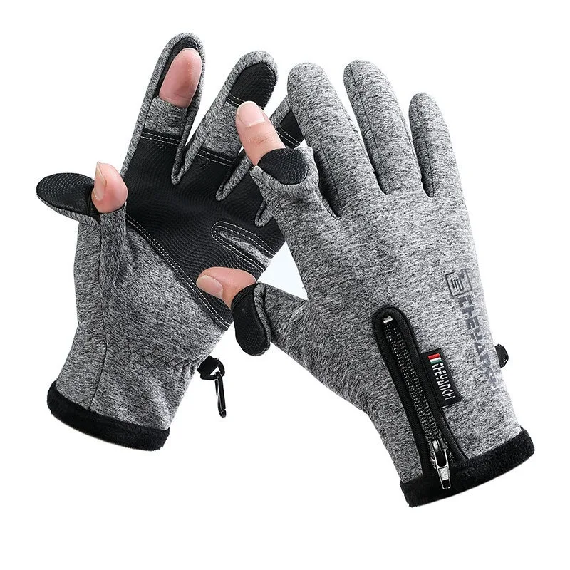 Imagem -02 - Luvas Térmicas Impermeáveis para Homens e Mulheres Tela Sensível ao Toque à Prova de Vento Quente Tempo Frio Condução Ciclismo Hik Inverno