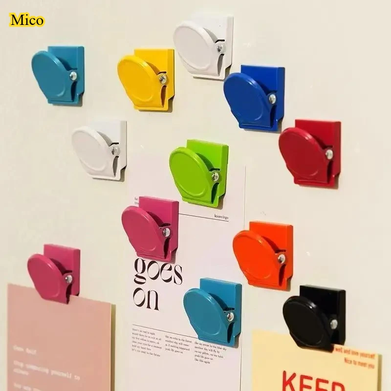 

5-Piece Magnetic Office & Fridge Clips Multi-Color Multi-Functional File Organizers Suitable for Home, Kitchen, and Office Use
