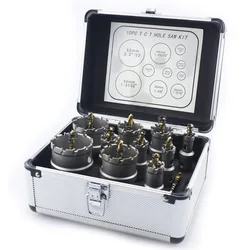 6/10pc 5A Carbide Tip TCT Drill Bit Hole Saw Metalworking Drill Bit Set Hole Saw Cutter For Stainless Steel Metal Alloy Drilling