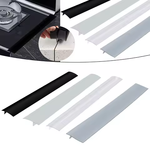Stoves Gap Cover Silicone Side Gap Guards Easy to Clean Stoves Gap Guards Oven Gap Filler for Office Desk Refrigerator Kitchen