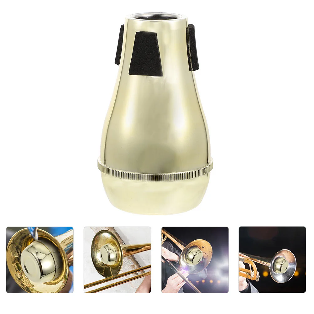 

Professional Tenor Trombone Mute Premium Material Durable Easy Install Silent Practice Volume Reducer Accessory
