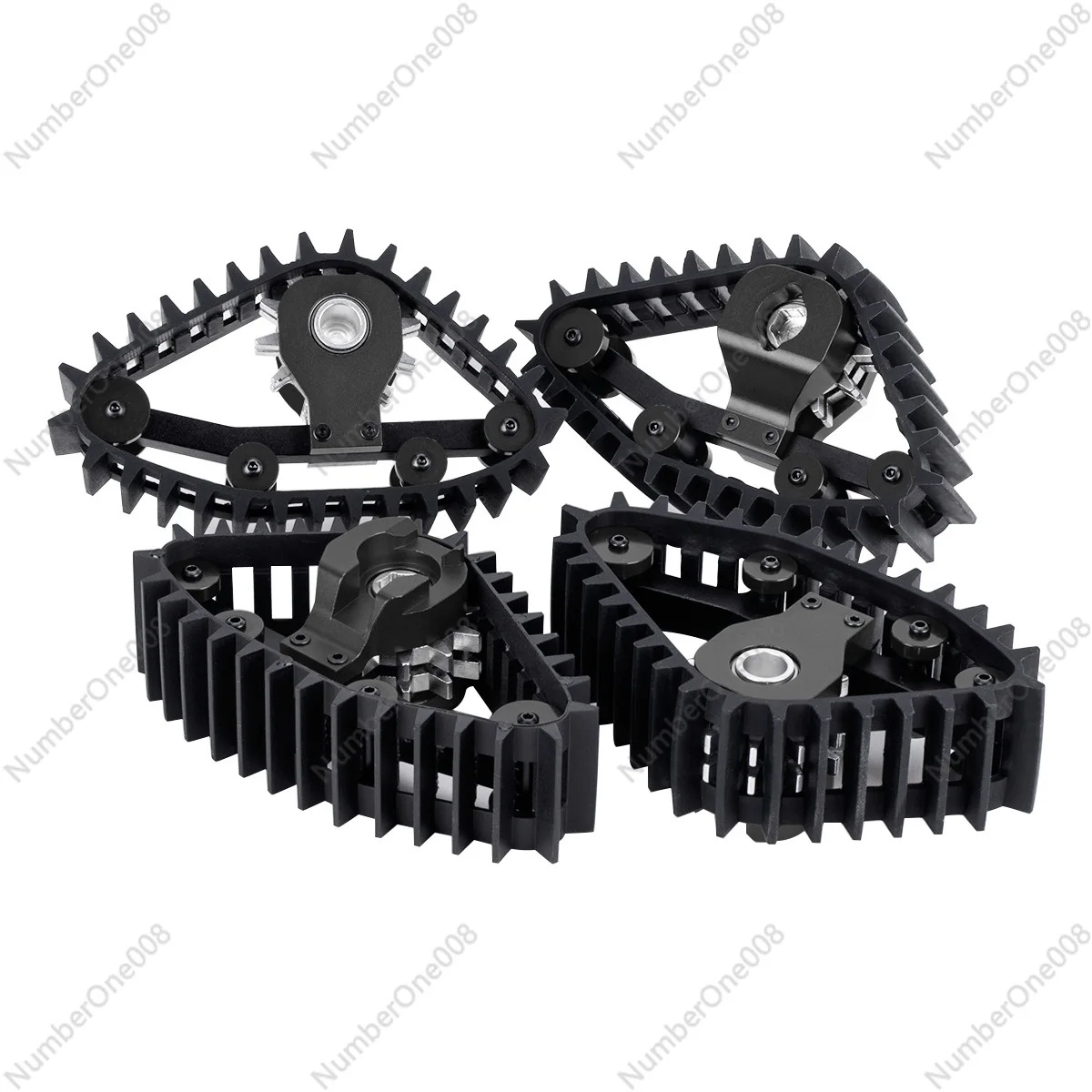 

Улучшенные вседорожные шины 1/18 (4 шт.), колеса для глубокого снега и песка для модификации радиоуправляемых краулеров, разноцветные