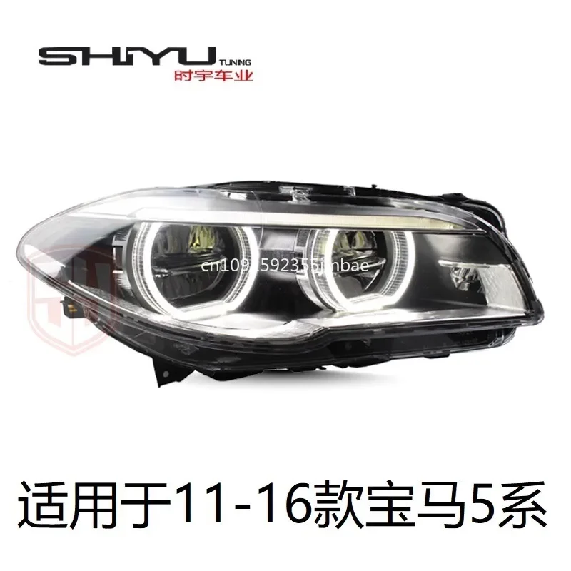 

Подходит для 11-17 BMW серии 5 в сборе, модифицированные фары F10/F18 до светодиодных ангельских глаз серии 5 на складе