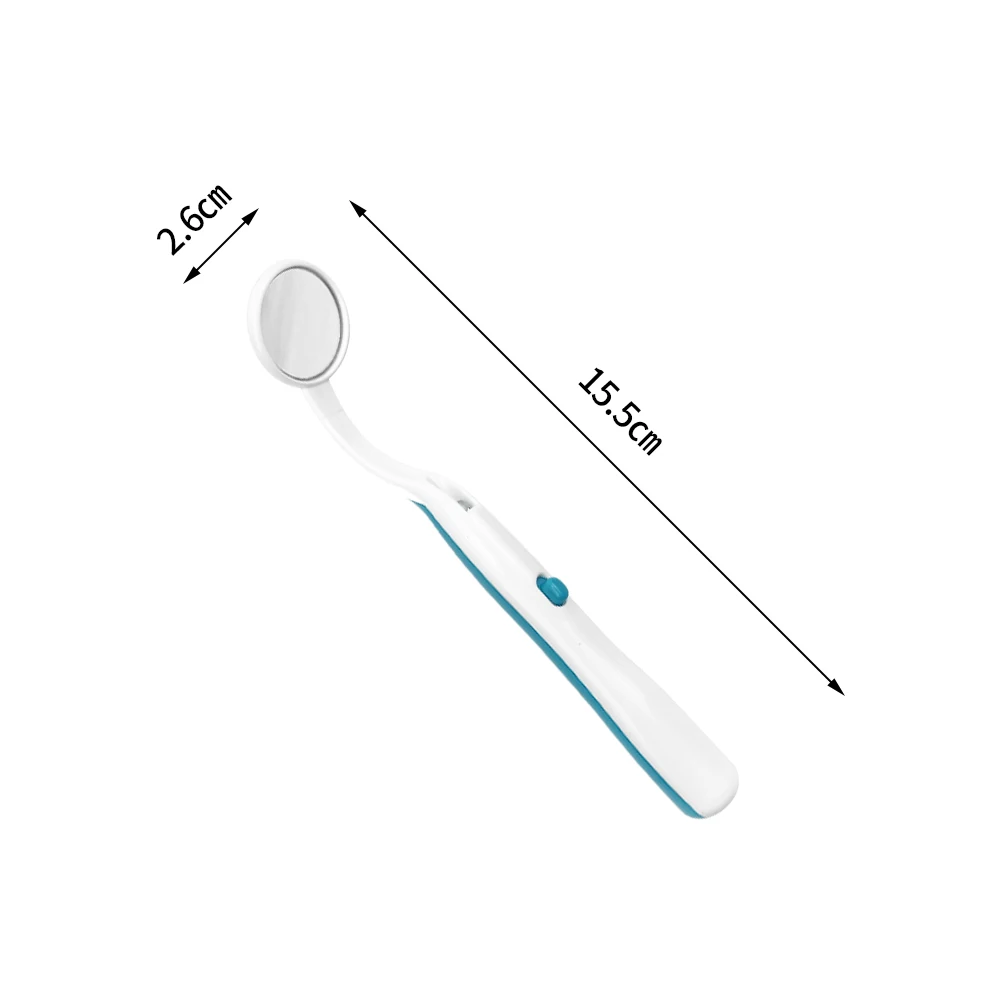 Anti-fog Dental Mirror With Led Light Inspect Instrument Checking Mirror Dentist Reusable Dentist Mouth Mirror Tooth Care