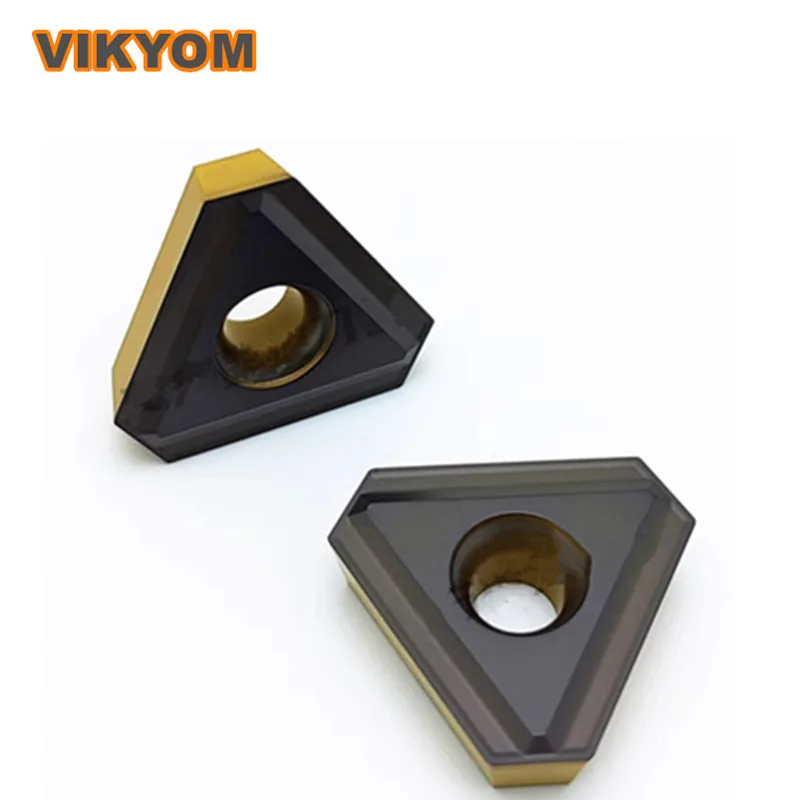 10 Pcs Cylinder Hydraulic Scraping Rolling Scraping Rolling Cutter Deep Hole Boring Drilling Insert TPHX3306 CNC Tool