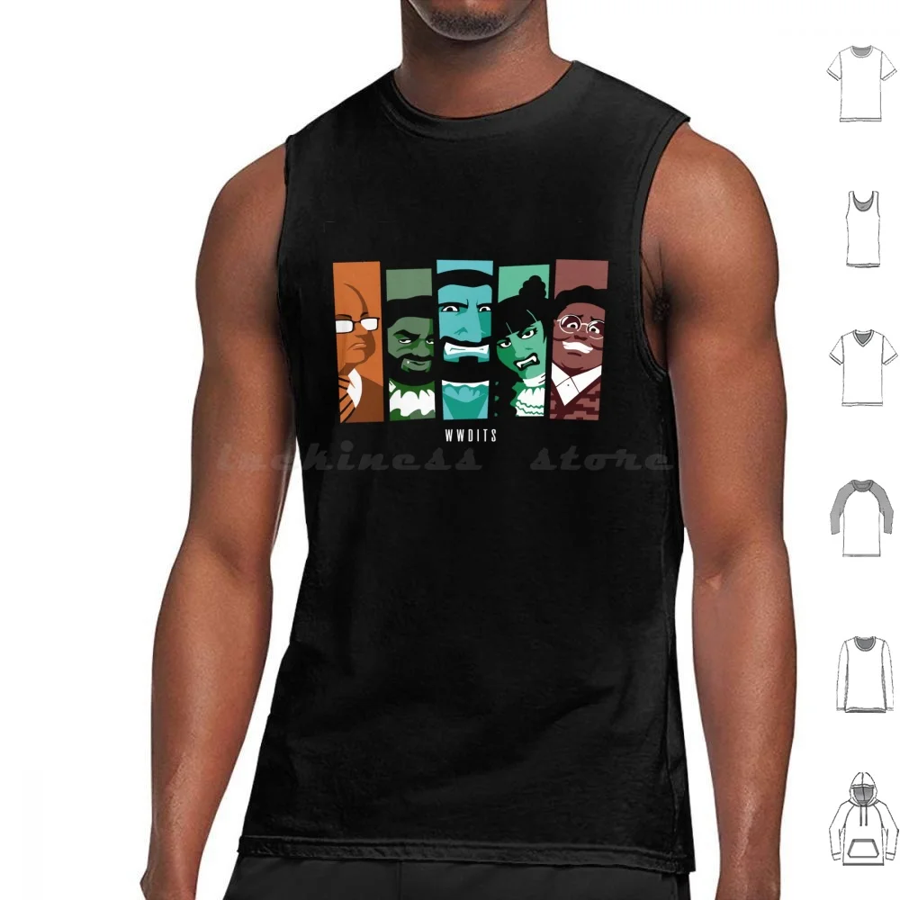 What We Do In The Shadows Vampire Colours Tank Tops Vest Sleeveless What We Do In The Shadows Vampire Wwdits Nadja