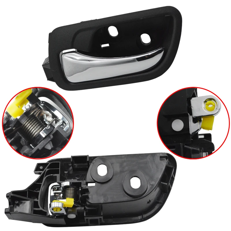 Chrome Door Inner Handle Door Interior Handle For HONDA ACCORD 2003 2004 2005 2006 2007 CM4 CM5 CM6 7th Generation Car Accessory