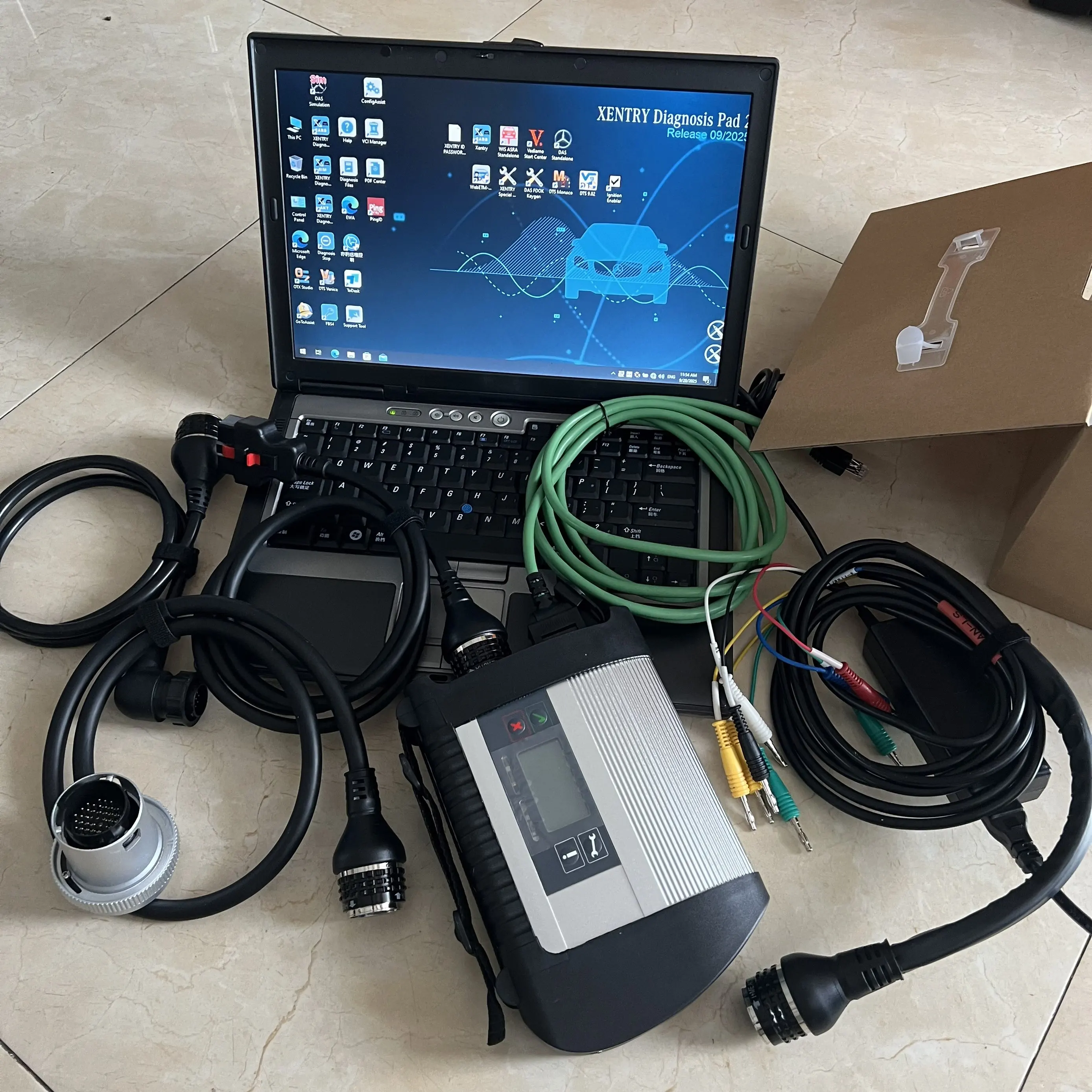 

2025.09 MB Star SD Connect C4 DOIP WIFI Компактный инструмент для диагностики программирования для Mercedes с ноутбуком E6420 i5 8g Готовый к работе