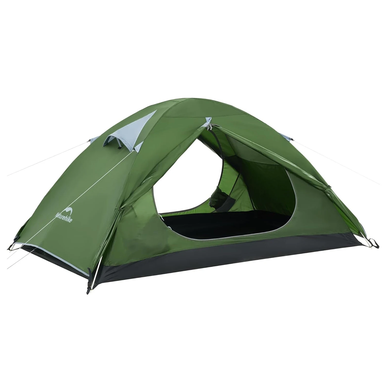 Naturehike Campingzelt für 2-3 Personen, Tragbares Wasserdichtes 3000mm Rucksackzelt, Doppelschichtiges Outdoor-Wander- und Reisezelt