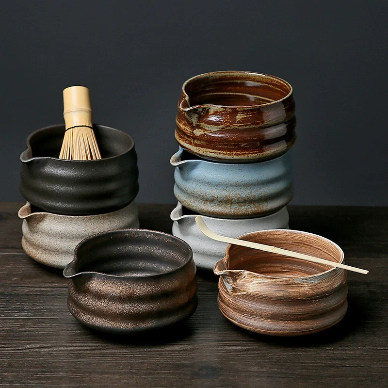 

1-4PCS Matcha Whisk Stand Tea Ceremony Matcha Bowl Bamboo Whisk Grinder Brushes Tea Tools Holder Tea Accessories Teaware