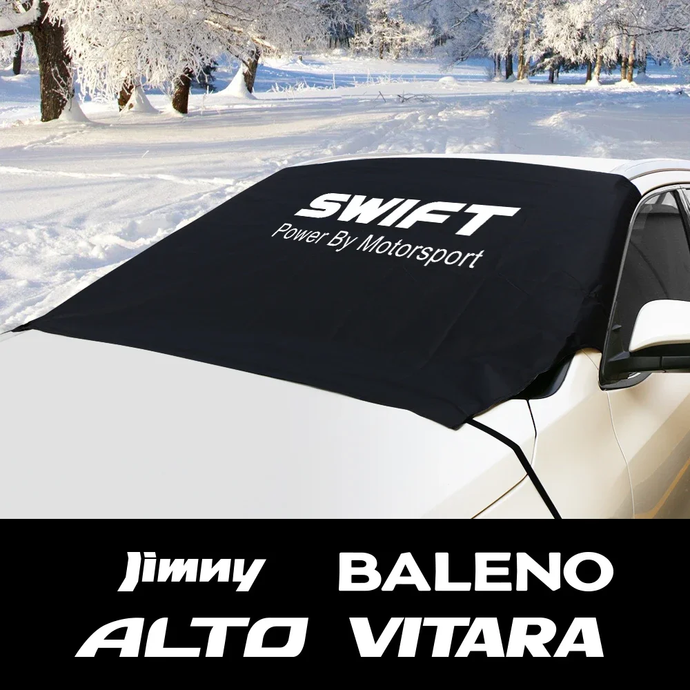 Auto Winter Fenster Windschutz scheibe Schnee block deckt Autozubehör für Suzuki Alt Baleno Ciaz Ignis Jimny Samurai Swift SX4 Vitara