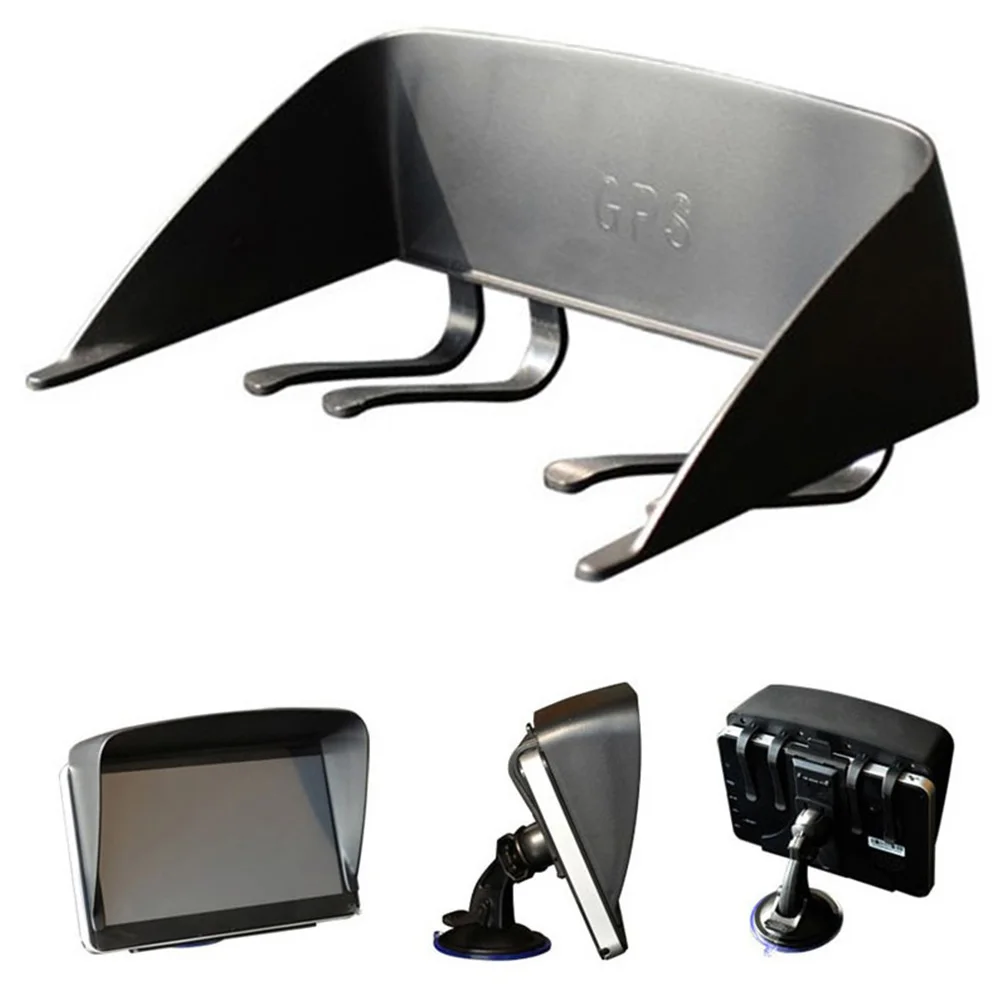 

7 Inch Sat Nav Sun Shade For GPS Anti Glare Visor 7'' GPS Visor 1PCS Practical Black Car Acesssories Tools