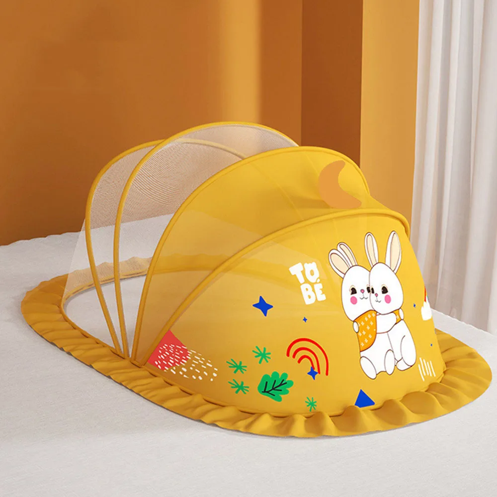 Foldable Crib Mosquito Net Baby Bed Net Polyester Travel Bed Netting Newborn Summer Cradle Bed for Children Mosquito Tent