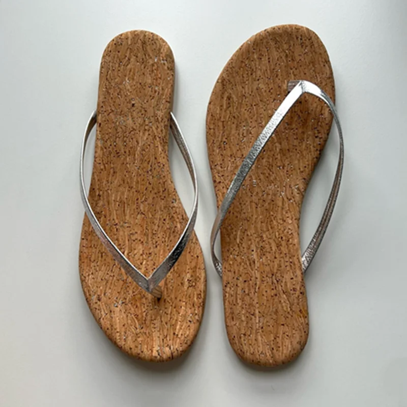 

Maxdutti минималистичная летняя женская обувь, французские ленивые шлепанцы из натуральной кожи, удобные латексные деревянные тапочки, сандалии