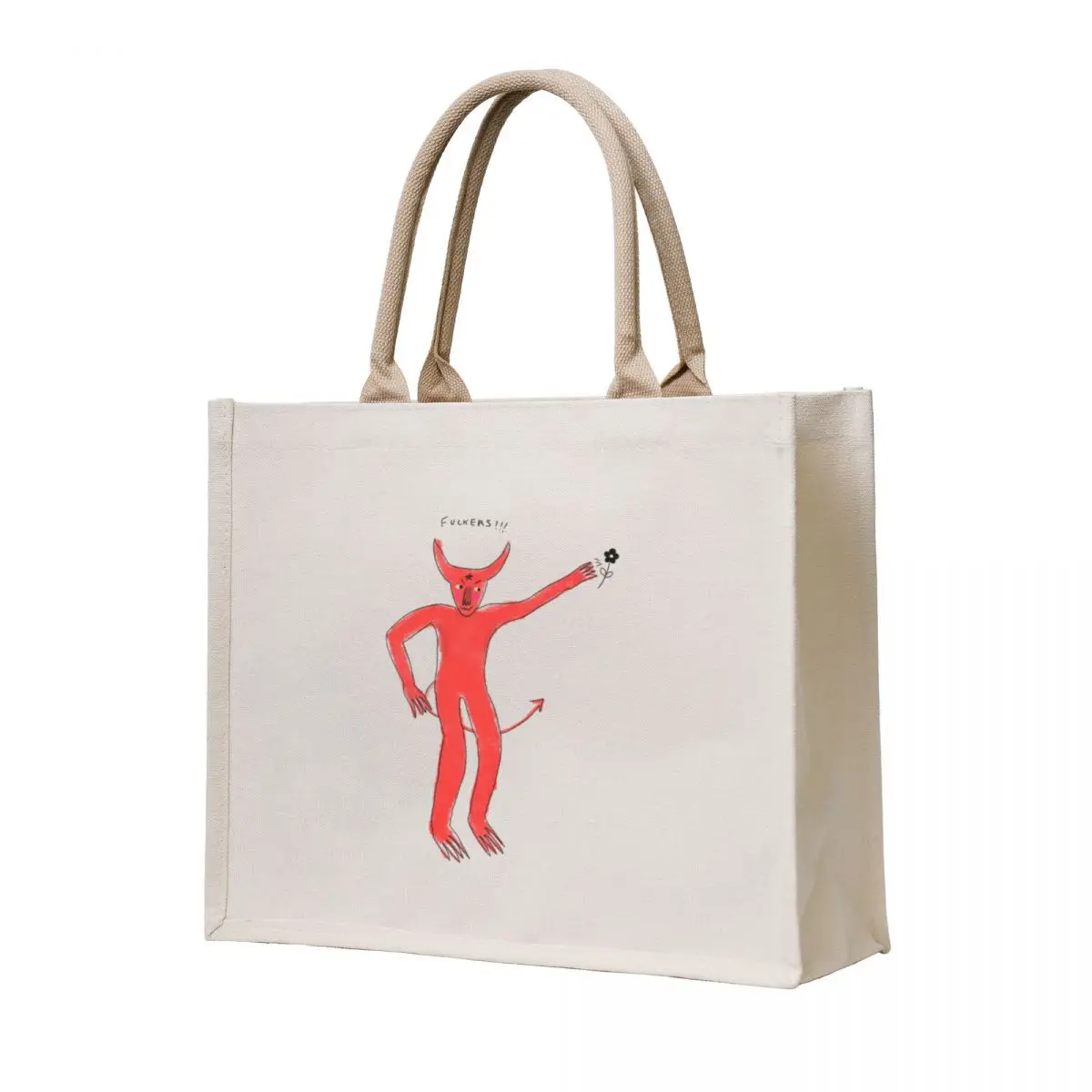

Friendly Demon Tote Bag tote bag men's personalized tote bag Women's bags