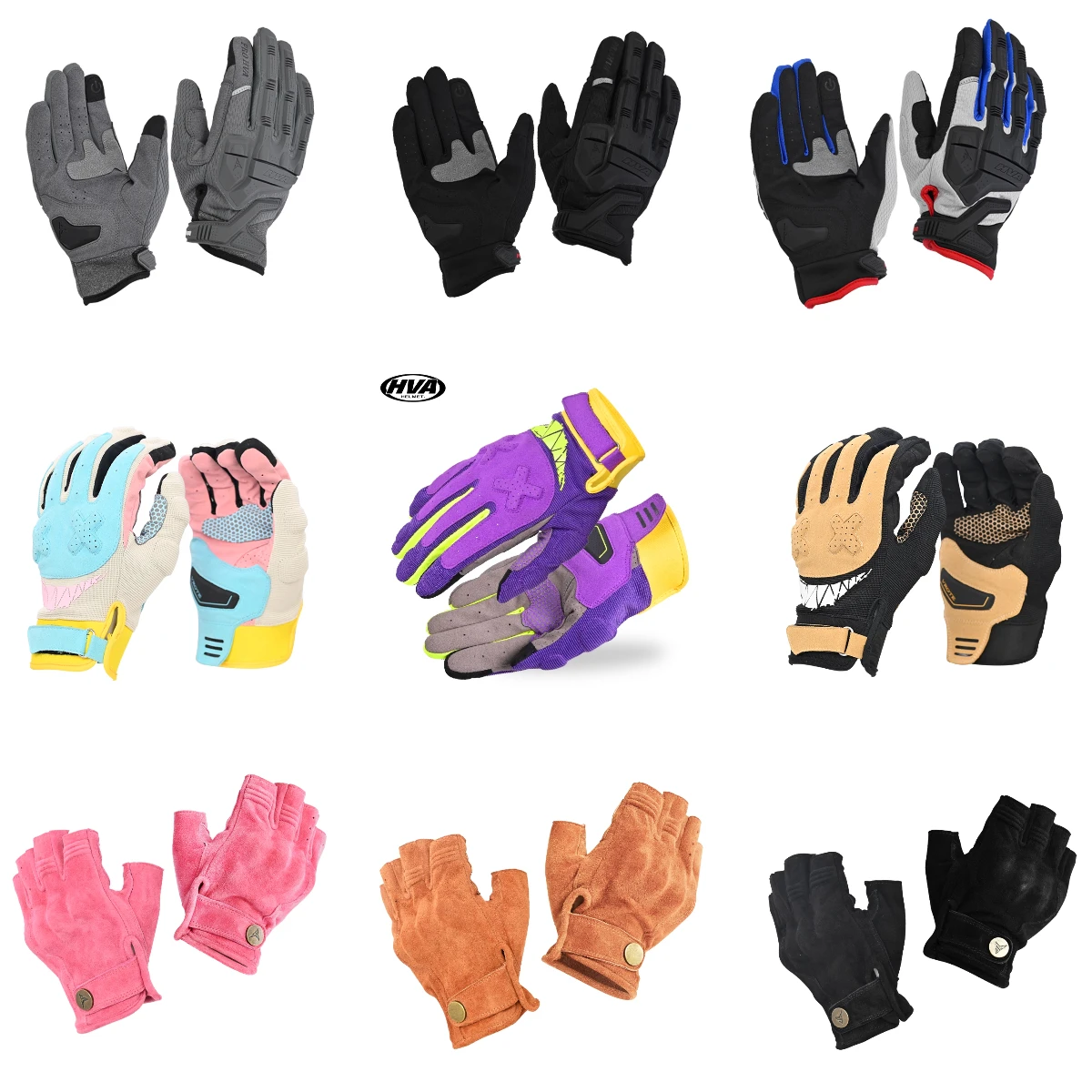 

Smiling face Motorcycle Gloves Summer Breathable Mesh Moto Bike Cycling Gloves Men Women Motocross Full Finger Gloves
