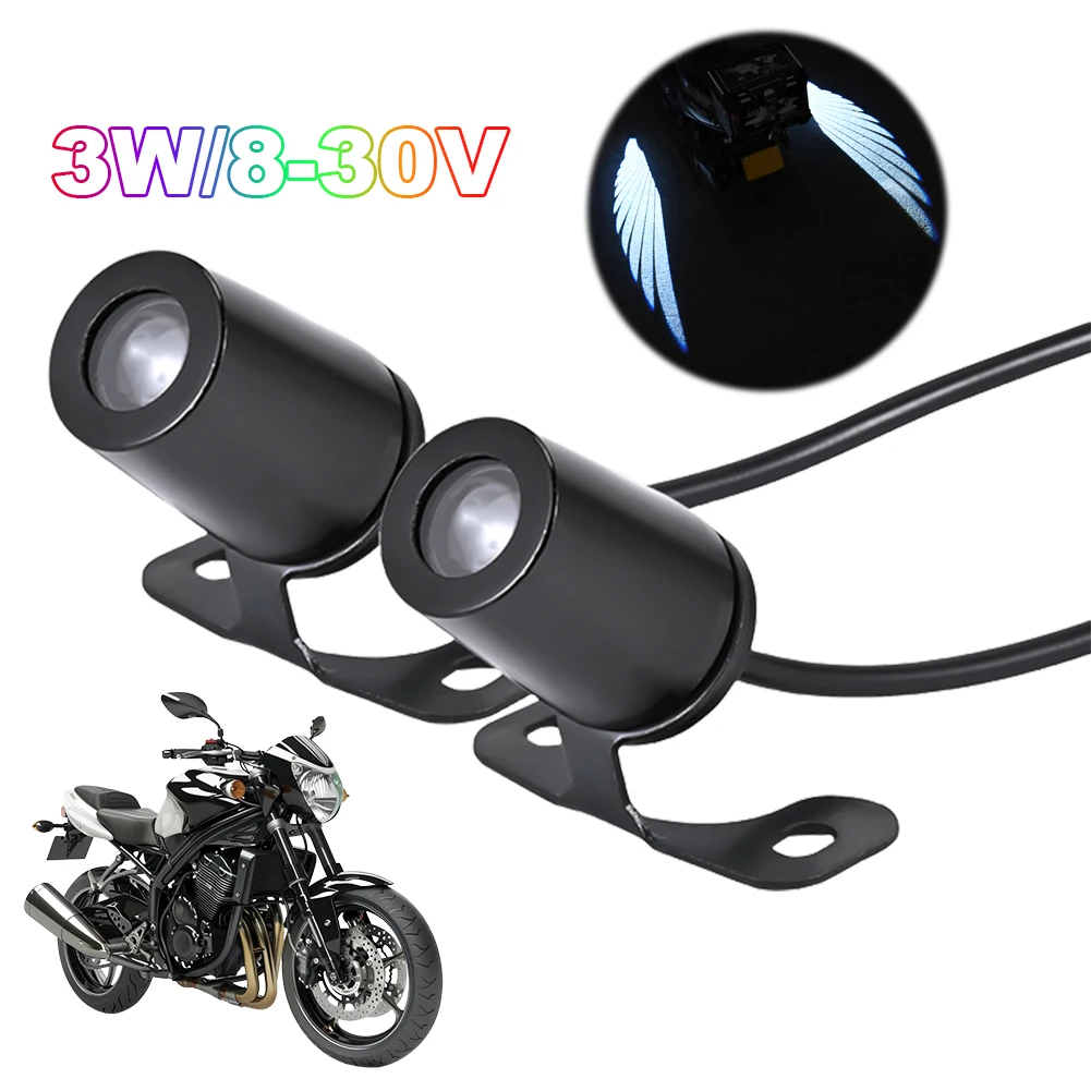 

2Pcs Door Courtesy Light Super Bright LED Welcome Light Waterproof Motorcycle Welcome Light Motorcycle Modified Decorative Lamp