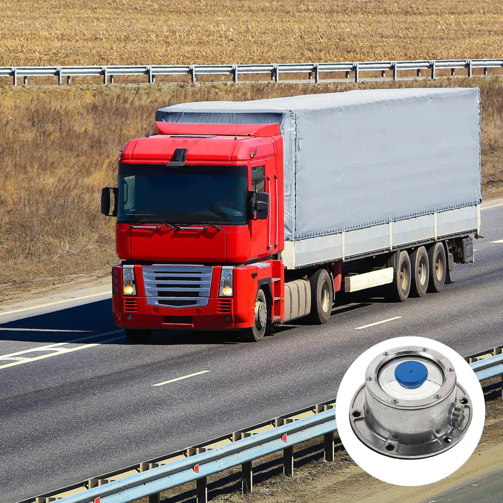 

Wheel Hub Cap for Trailer and Truck Vehicle Wheel Hub Protection Cover Dustproof Shield for Axle Bearing Cap Replacement Part