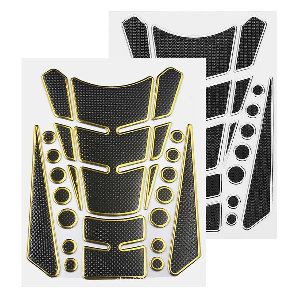 

2Pcs 3D Motorcycle Fuel Tank Stickers Durable Waterproof Easy Installation No Residue Gas Cap Cover Decals Gas Tank Protectors