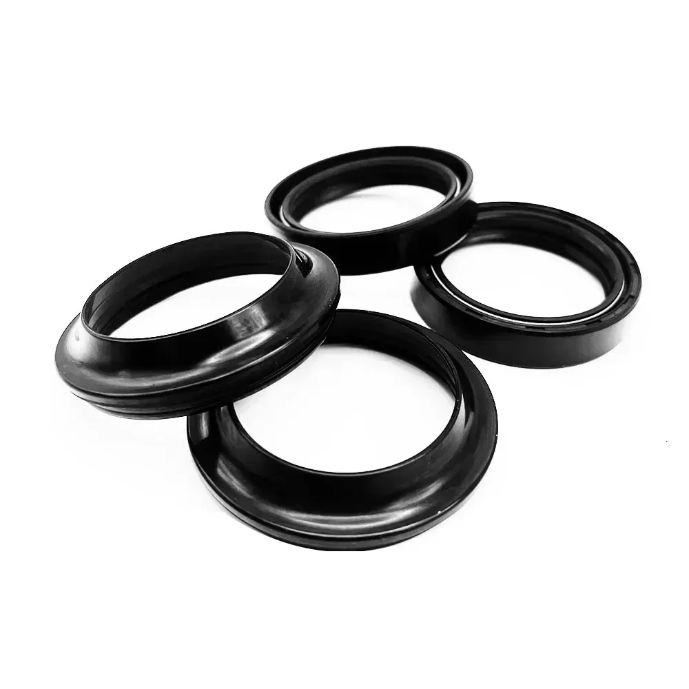 Front Fork Damper Oil Seal & Dust Cover For Harley Davidson FXCWC Softail Rocker/FXLR Softail Low Rider/FXBB Softail Street Bob