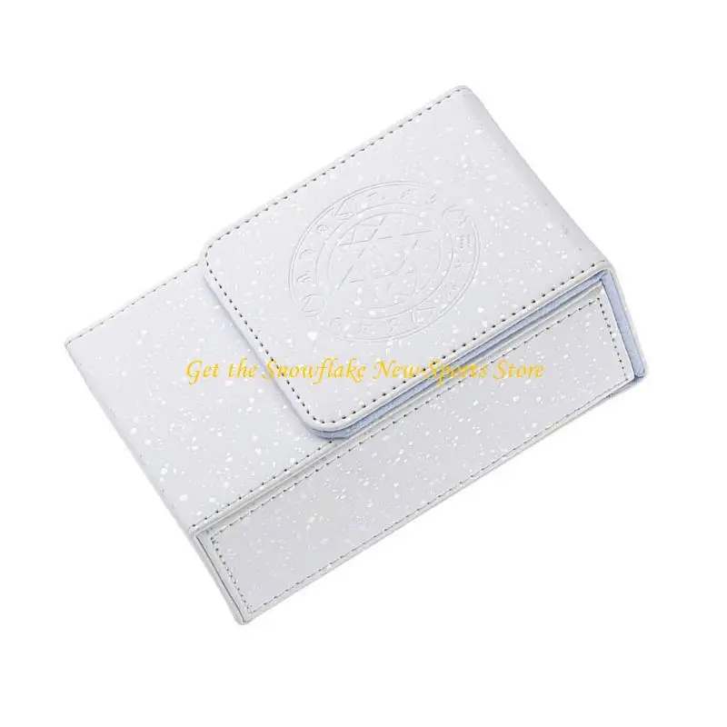 Caso organizadores mazo tarot capacidad E56d, caja almacenamiento cartas tarot PU para protecciones