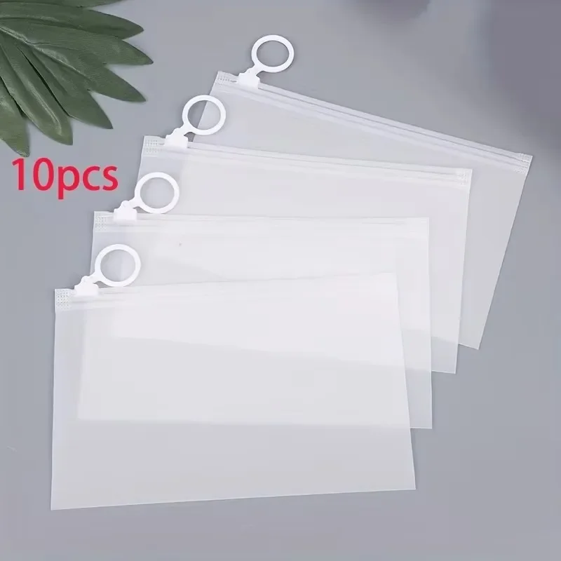 10 Stück Reise-Aufbewahrungstaschen, multifunktionale Kosmetiktaschen, Reise-Toilettentaschen, Reißverschlussbeutel – Detail 1