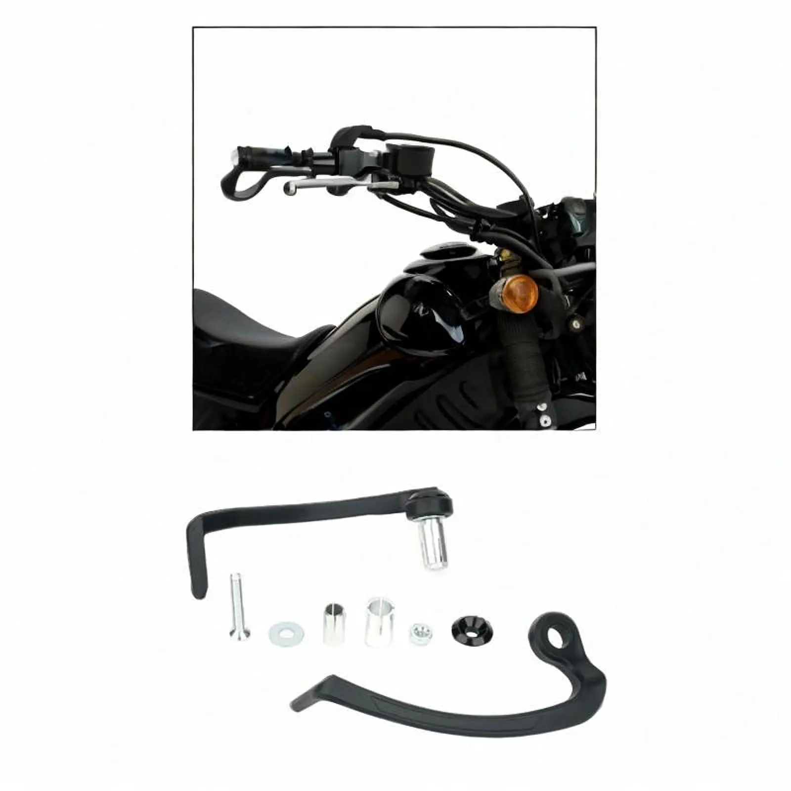 2x حراس اليد للدراجات النارية في الهواء الطلق سكوتر حماية اليد والعتاد حامي #3