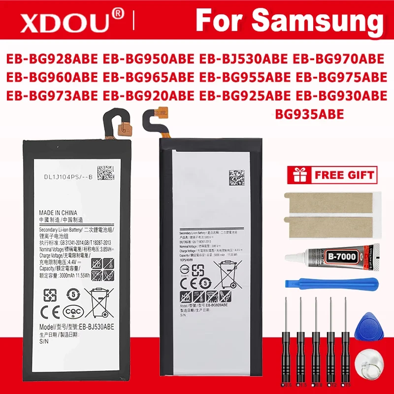 Brand New  battery For Samsung Galaxy S6 S6 Edge/Plus  S7 S7 Edge S8 S8 Plus+ S9  S9 Plus  S10 S10E S10 Plus J5 Pro J7 Pro