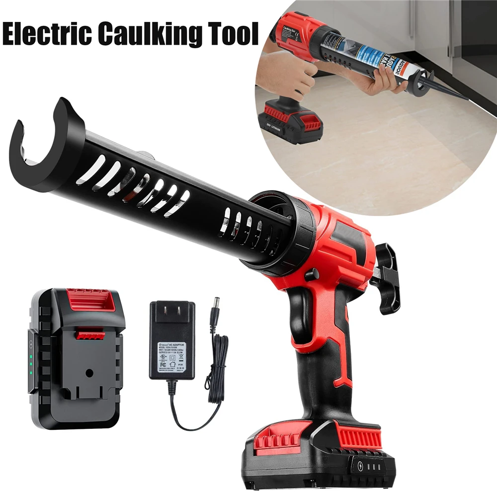 pistola de cola eletrica sem fio para vidro caulking gun para portas e janelas ferramenta de costura eletrica para bateria makita li ion 18v 01