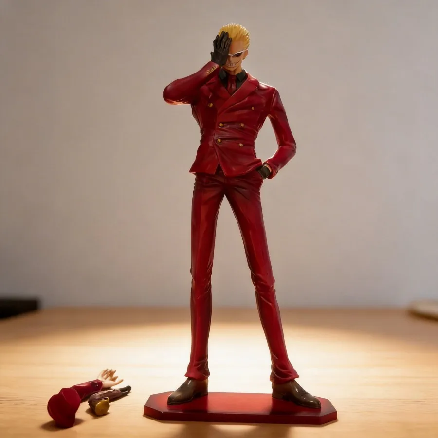 

Donquixote Doflamingo Figure One Piece Warlord Suit Style Replaceable Arm Collectible Statue Gift 30cm