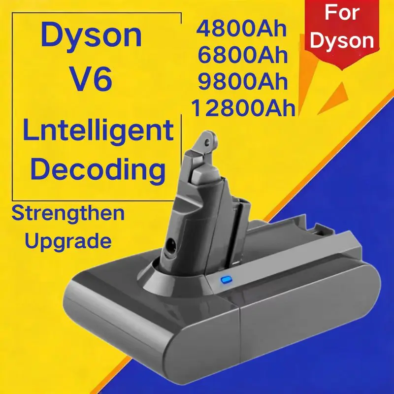 For Dyson V6 Replacement Battery For Dyson DC58 DC59 DC62 SV03 SV05 SV09 Absolute Vacuum Cleaner Power Tools