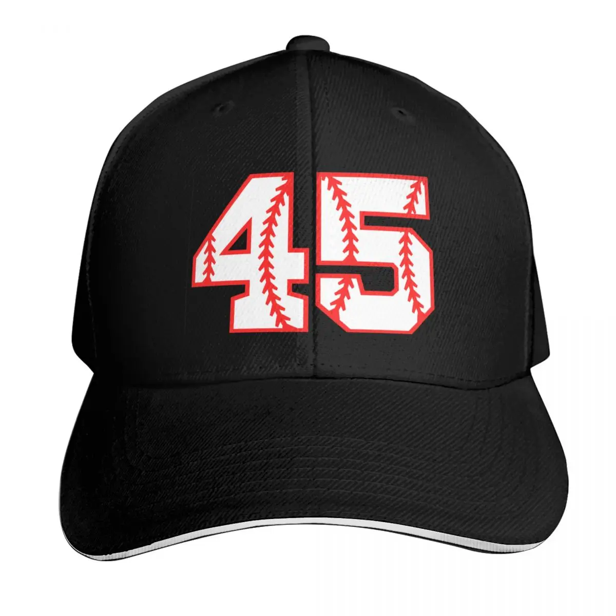 45 Number Baseball Forty-five Sport Baseball Cap Dropshipping Luxury Man Hat sun caps Sports Cap Mens Caps Women's
