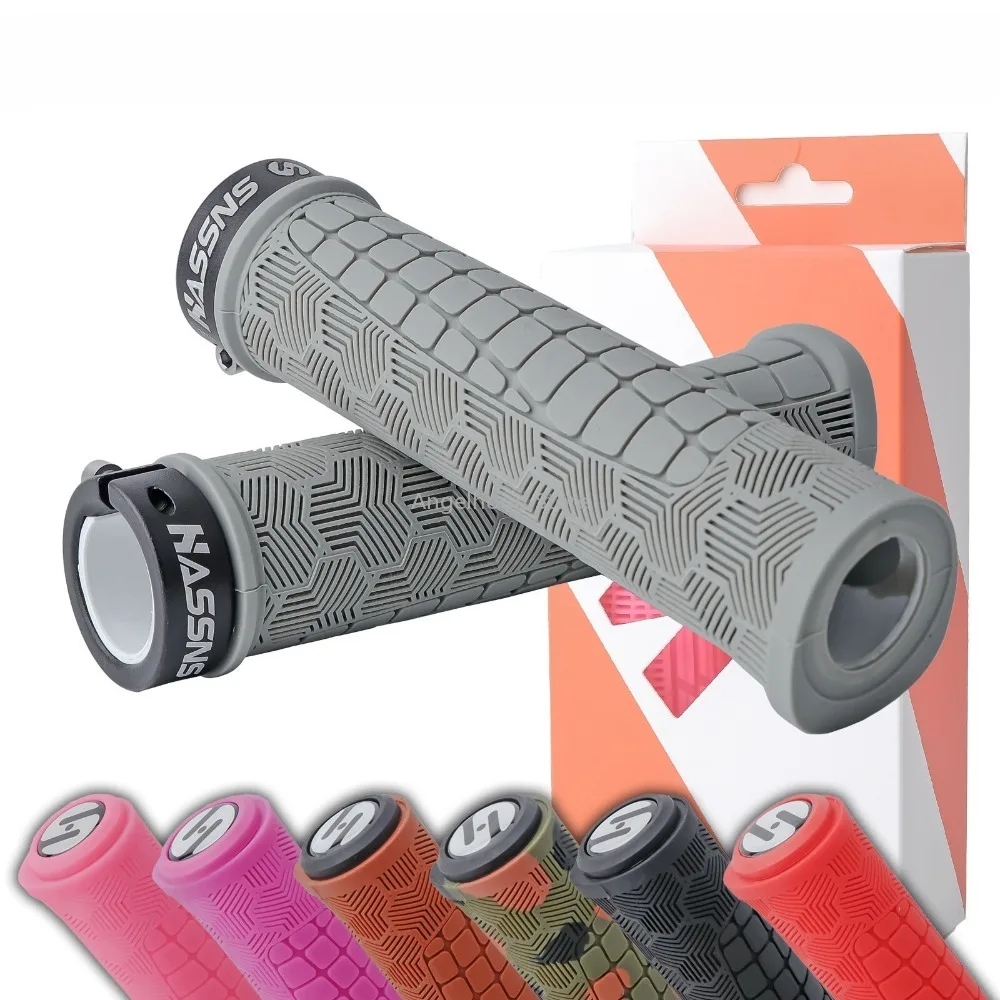 

Bicycle Handlebar Grips Dirt Jump Mountain Bike Silicone Lock-on Handlebar Grips Shock-Absorbing Non-Slip Handlebar Grips Parts
