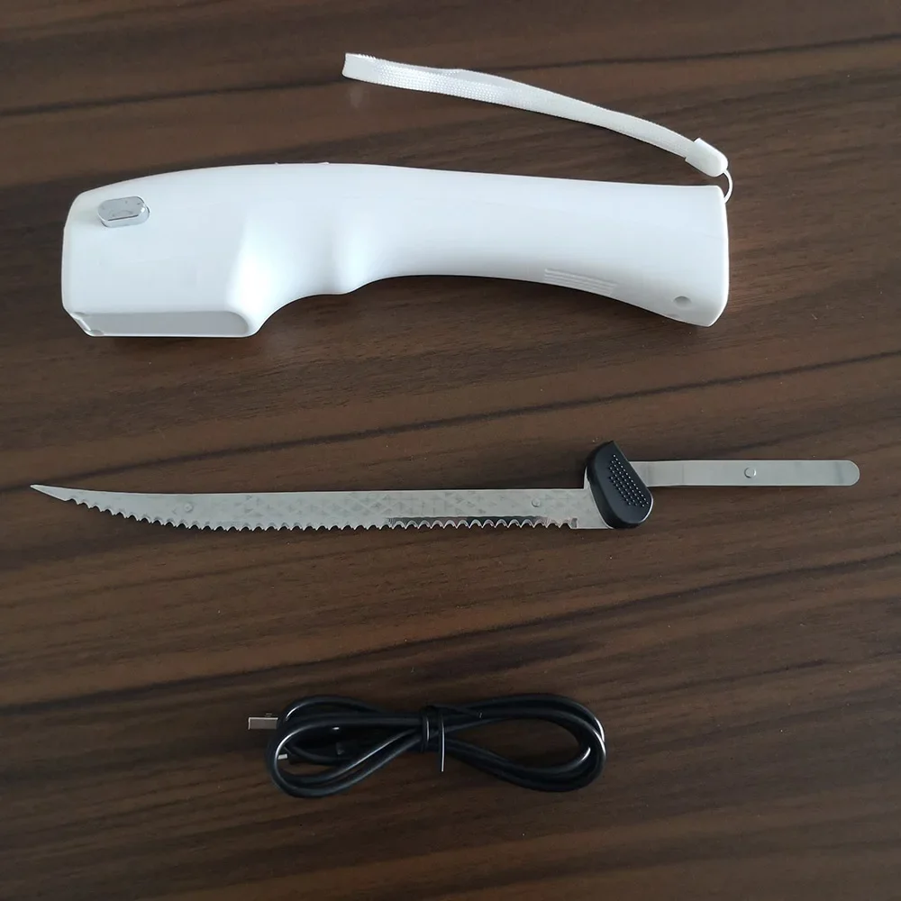 Portable Electric Cordless Knife for Bread and Meat Cutting