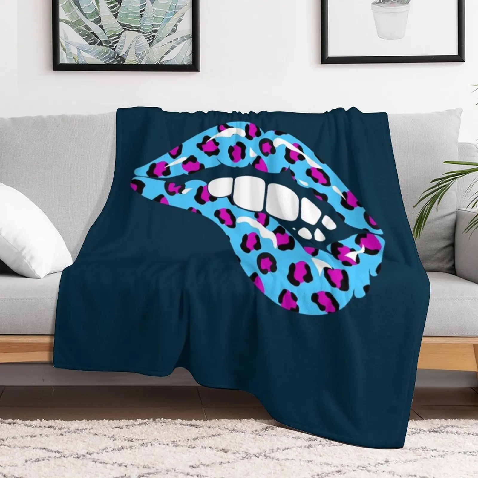 Ben Azelart Merch Lip Throw Blanket