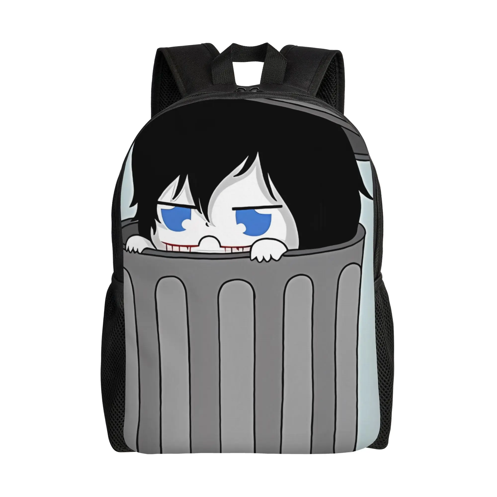 

Ретро-рюкзак Jeff The Trash CCreepypasta Schoolbag для женщин, повседневная сумка-рюкзак большой вместимости для ноутбука, к началу учебного года