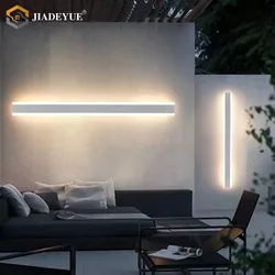 Ip65 ao ar livre à prova dwaterproof água led tira lâmpada de parede moderna pátio villa lâmpada lavagem parede branco ao ar livre iluminação