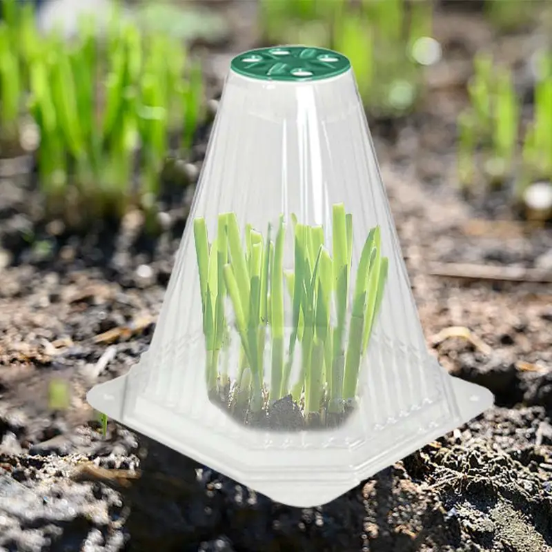 

Plant Covers Freeze Protection 12 Pieces Reusable Garden Clothes Cover Plant Bell Cover Garden Cloches With Adjustable