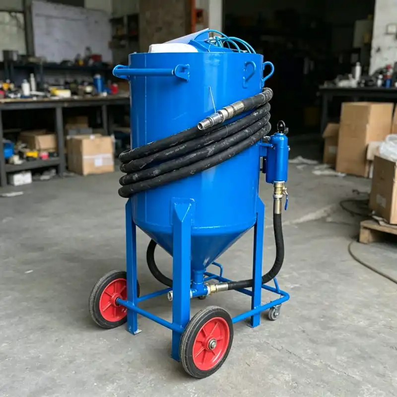 High Quality Mobile Sandblasting Machine for Ship Hull Customized Sand Blast Equipment Dustless Sandblaster for Coating Removal