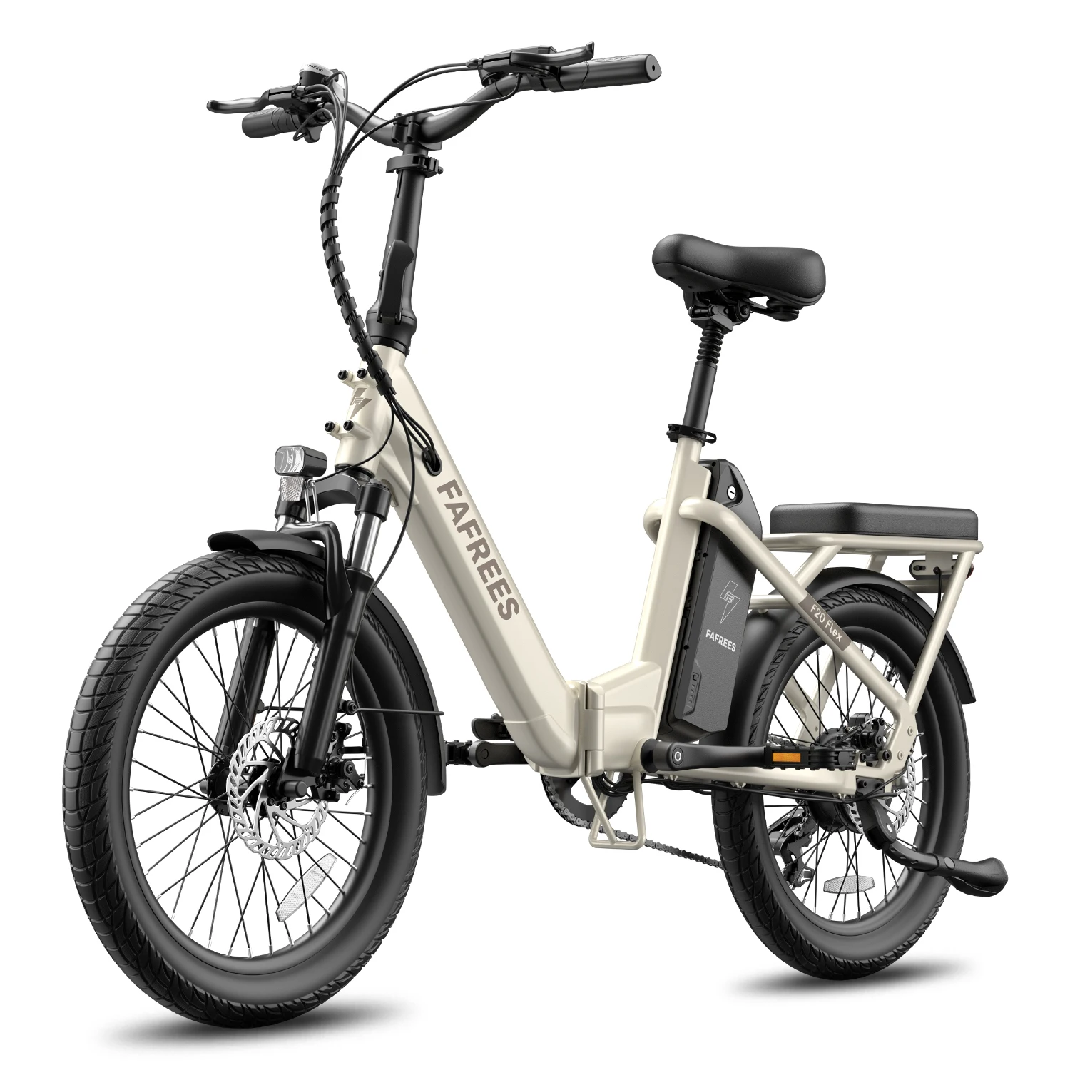 Fafrees F20 Flex Faltbares Elektrofahrrad für Erwachsene, 20 Zoll City E-Bike mit 36V 20Ah/25Ah Abnehmbarer Akku, 7-Gang, 25km/h und 75-100km Reichweite