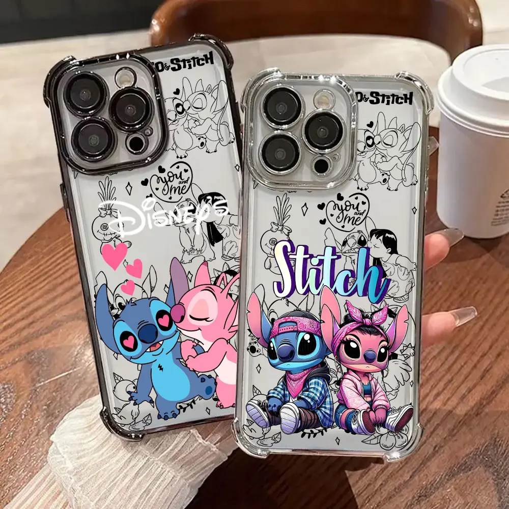 Funda de teléfono Stitch Angel Lilo para Xiaomi Poco X8 Pro Max, fundas X5 X6 X7 F4 F7 Pro F8 Ultra M7 X8Pro, funda protectora suave de silicona