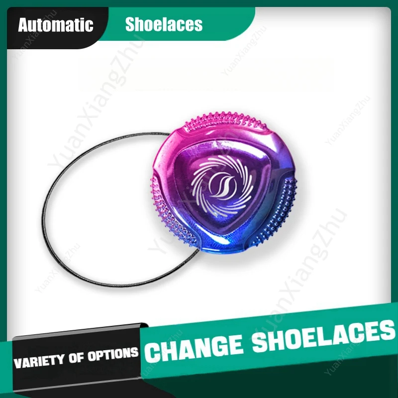 Automatic Shoelaces Sneakers Colourful Swivel Buckle Laces Without ties Adult Kids Lazy No Tie Shoe laces Shoe Accessories 1Pair